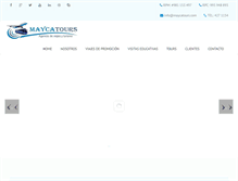 Tablet Screenshot of maycatours.com